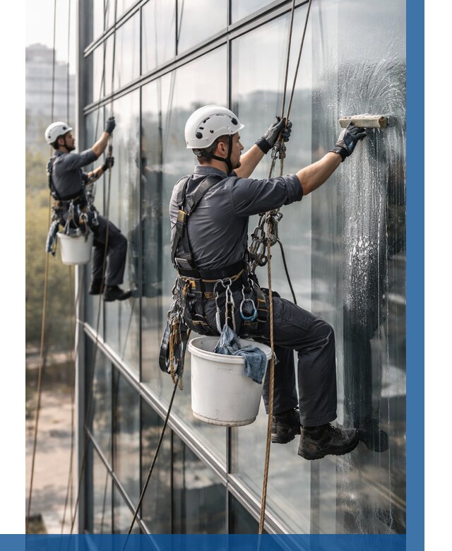 Мойка сплошного остекления в Похвистневе, заказать от 308 р.| ВЫСОТНИК-Пхв