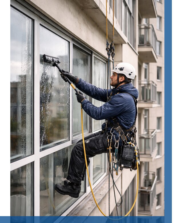 Мойка балконного остекления в Похвистневе от 3588 р. | ВЫСОТНИК-Пхв