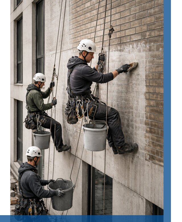 Удаление высолов с фасада в Похвистневе от 256 р. | ВЫСОТНИК-Пхв