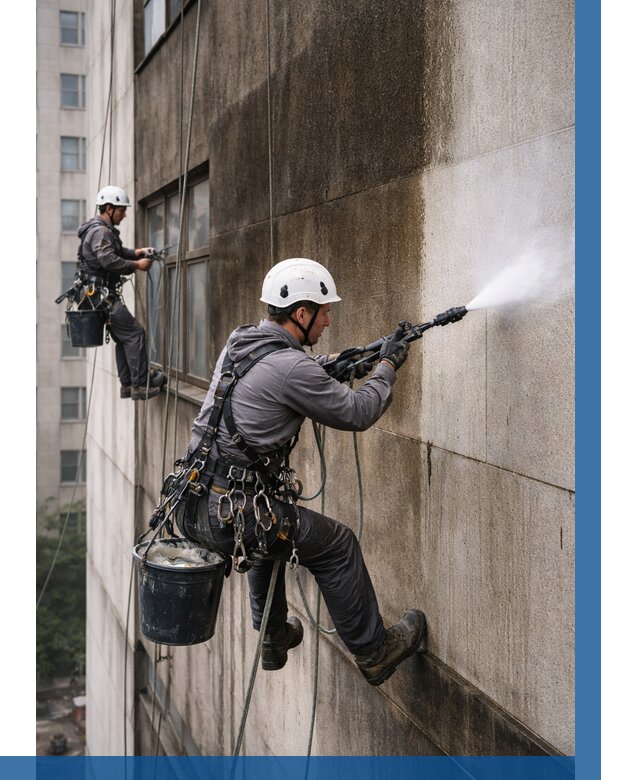 Очистка фасада от копоти в Похвистневе от 256 р. | ВЫСОТНИК-Пхв