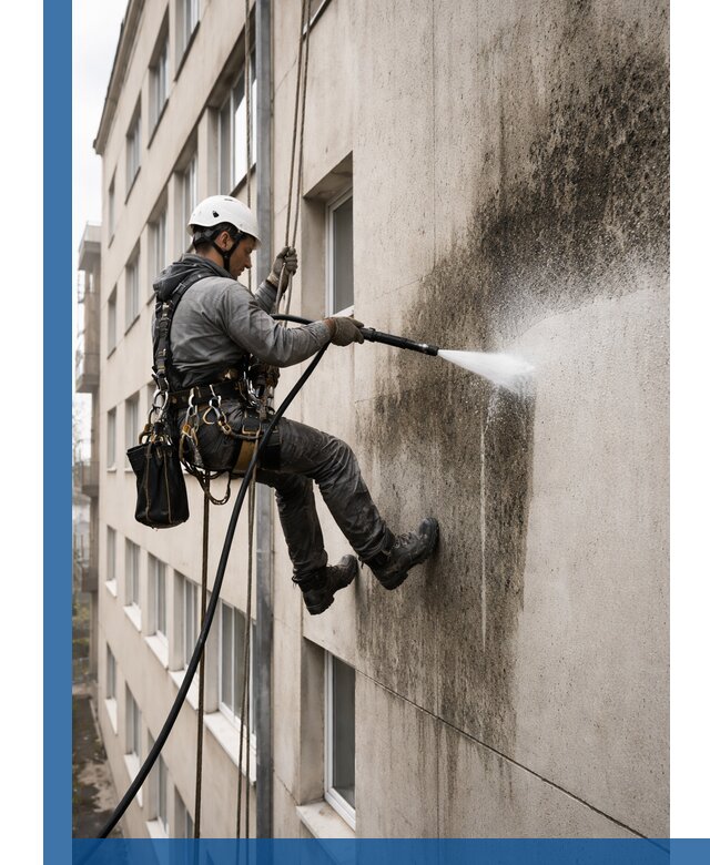 Профессиональная очистка фасадов от плесени в Похвистневе