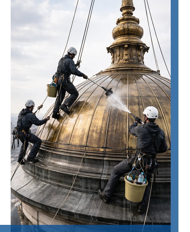 Мойка куполов и шпилей в Похвистневе от 8202 р. - заказать | ВЫСОТНИК-Пхв