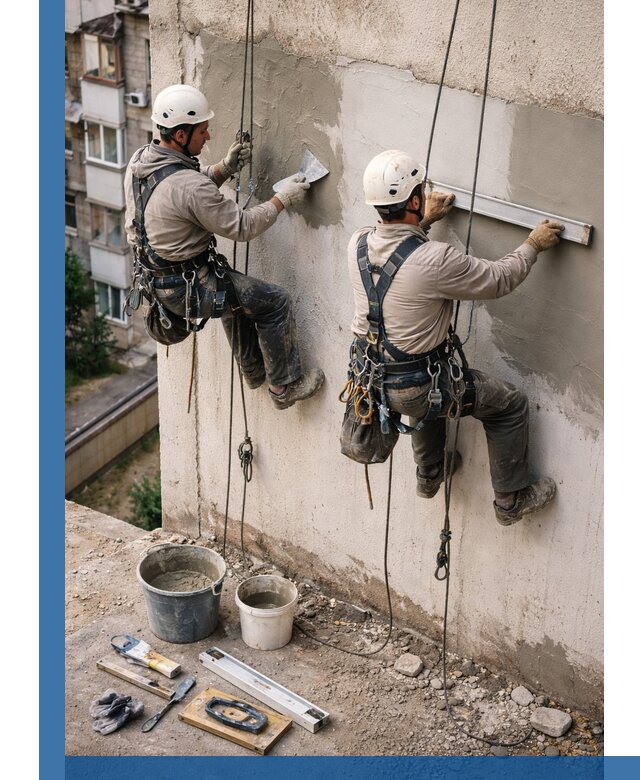 Комплексный ремонт штукатурного фасада с гарантией в Похвистневе