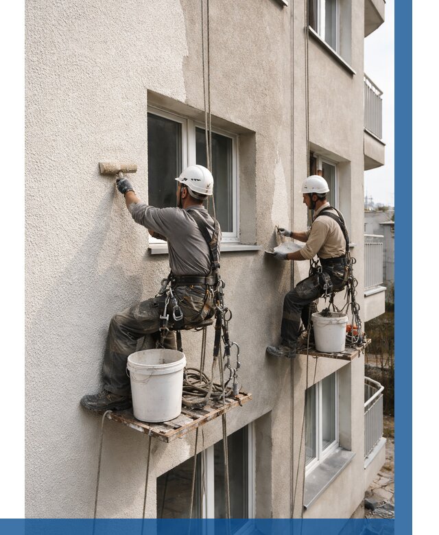 Нанесение короеда на фасад в Похвистневе от 461 р. | ВЫСОТНИК-Пхв