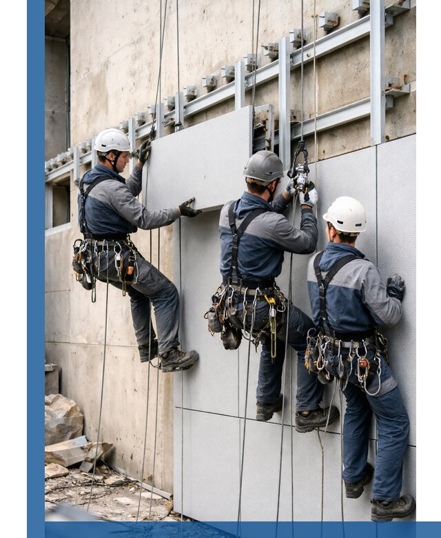 Монтаж вентилируемого фасада в Похвистневе под ключ с гарантией качества