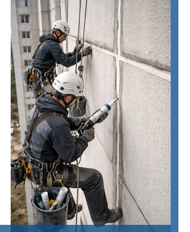 Герметизация межпанельных швов в Похвистневе от 718 р. | ВЫСОТНИК-Пхв