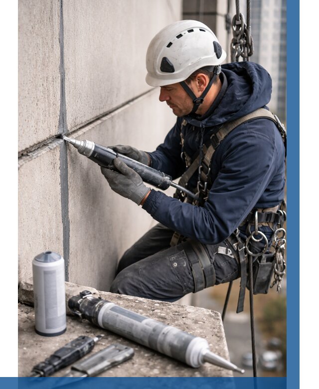 Вторичная герметизация швов в Похвистневе от 461 р. | ВЫСОТНИК-Пхв