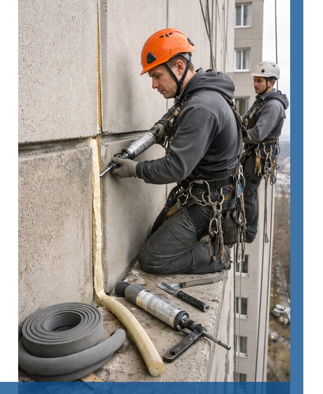 Теплый шов межпанельные швы в Похвистневе от 718 р. | ВЫСОТНИК-Пхв