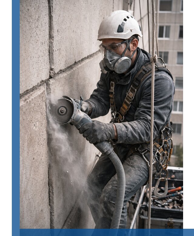 Штробление межпанельных швов в Похвистневе качественно и быстро