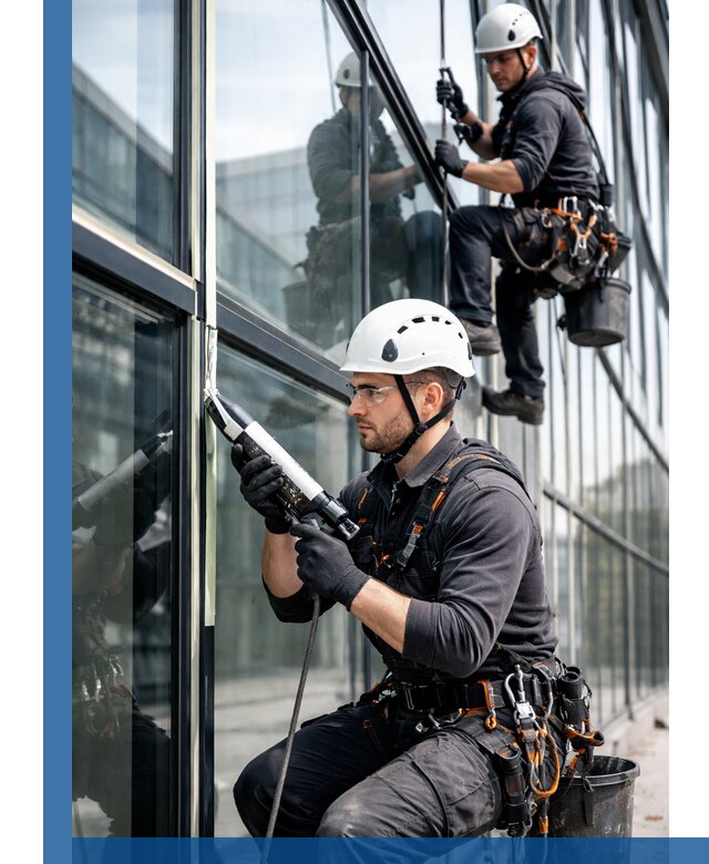 Герметизация витражных швов в Похвистневе для зданий и фасадов