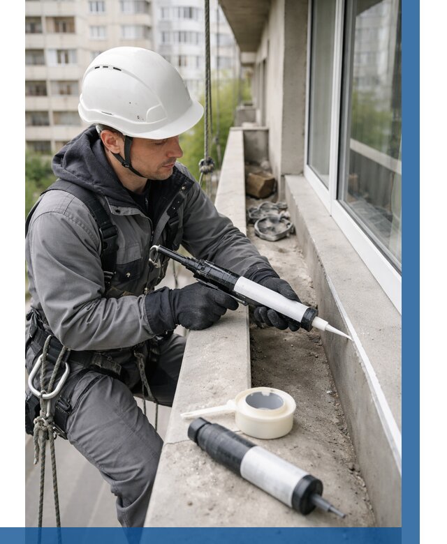 Герметизация швов лоджии в Похвистневе от 4613 р. | ВЫСОТНИК-Пхв