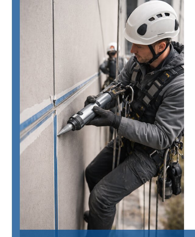 Герметизация стыков фасадных панелей в Похвистневе качественно и быстро