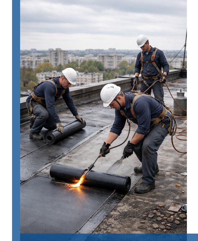 Ремонт наплавляемой кровли в Похвистневе качественно и надежно
