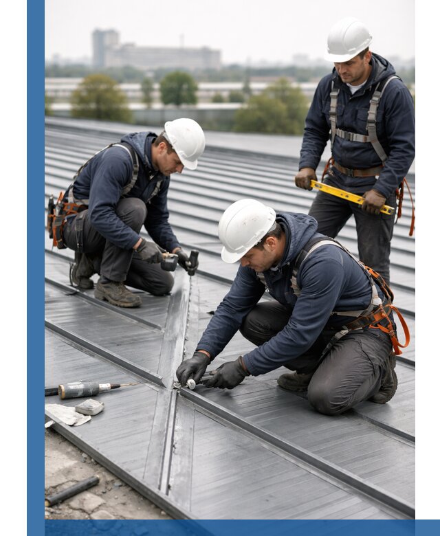 Ремонт фальцевой кровли в Похвистневе срочно и качественно