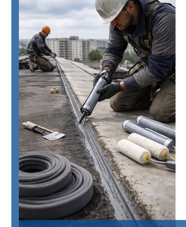 Герметизация швов кровли в Похвистневе с гарантией герметичности