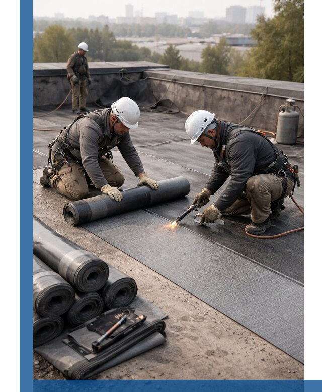 Монтаж мягкой кровли в Похвистневе профессионально и надежно