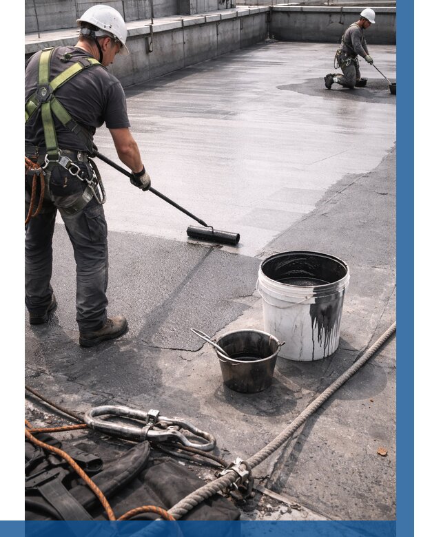 Гидроизоляция кровли жидкой резиной в Похвистневе от 513 р. | ВЫСОТНИК-Пхв