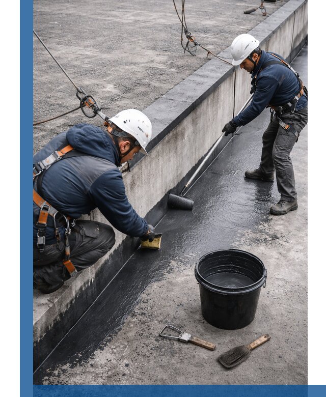 Гидроизоляция кровли жидкой резиной профессионально в Похвистневе