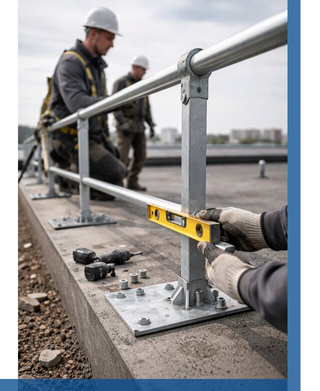 Монтаж кровельного ограждения в Похвистневе от 1230 р. | ВЫСОТНИК-Пхв