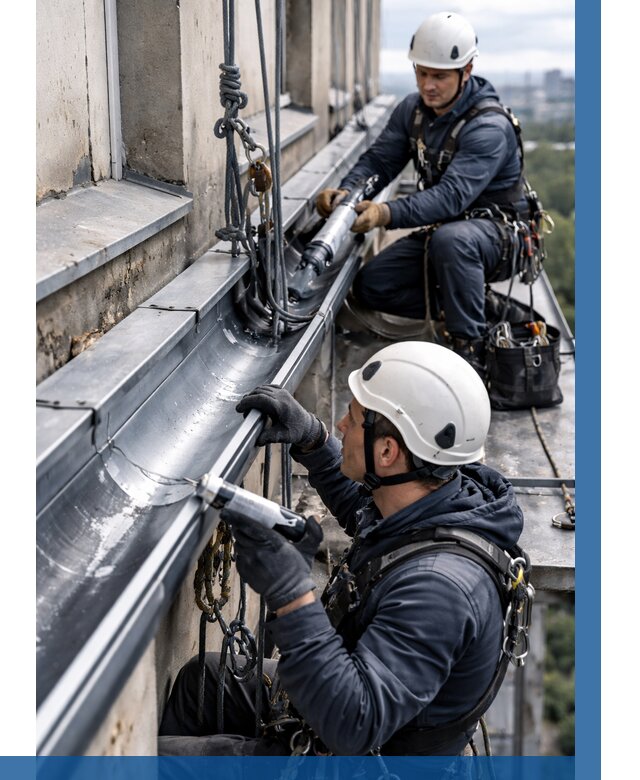 Ремонт водосточных желобов в Похвистневе от 6664 р. | ВЫСОТНИК-Пхв