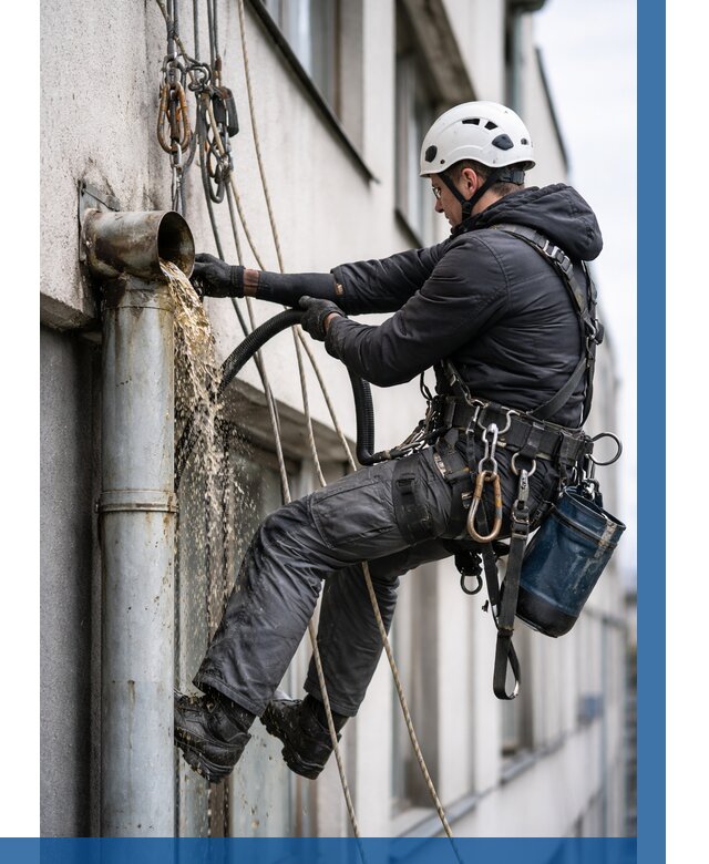 Прочистка водосточных труб в Похвистневе от 3588 р. | ВЫСОТНИК-Пхв