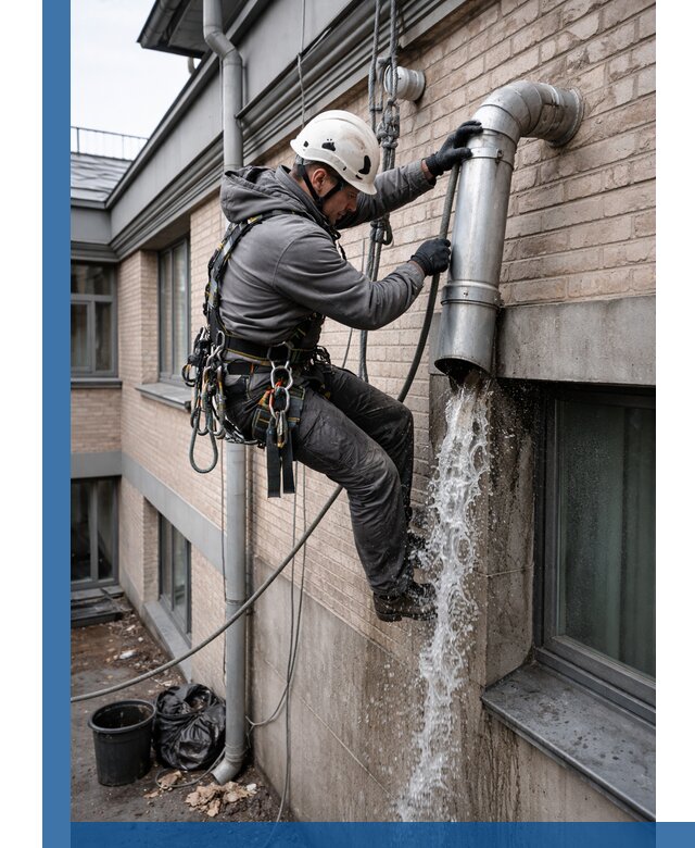 Профессиональная прочистка водосточных труб в Похвистневе с гарантией