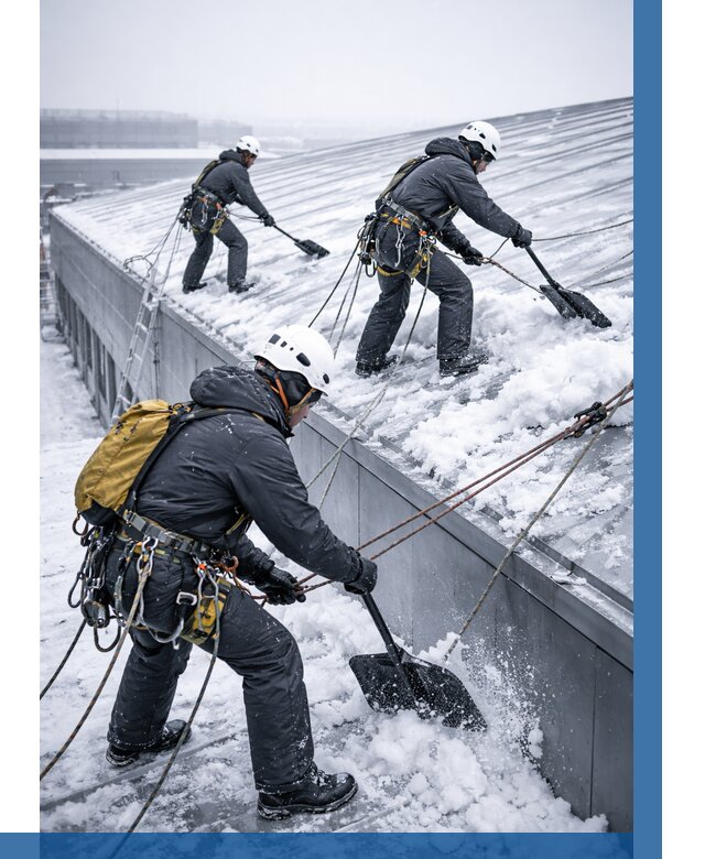 Очистка навесов от снега в Похвистневе от 4613 р. | ВЫСОТНИК-Пхв