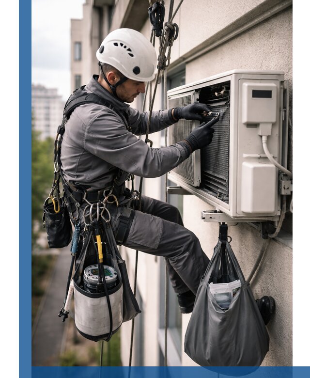 Обслуживание внешнего блока кондиционера в Похвистневе профессионально