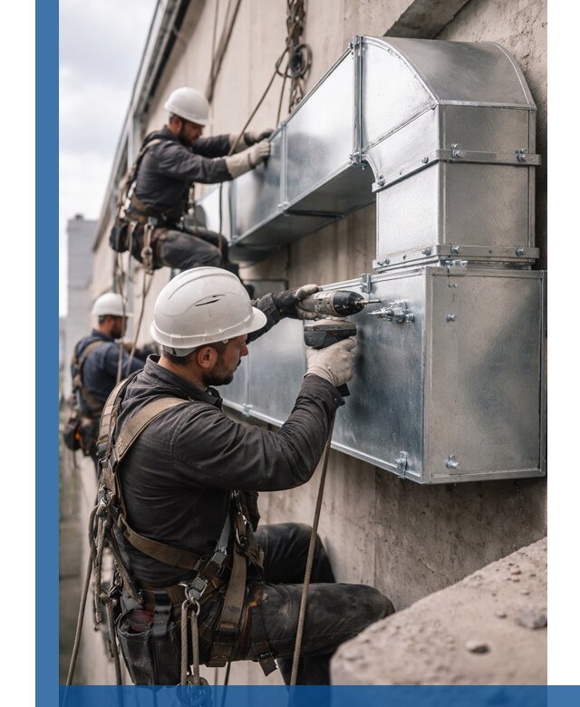 Профессиональный монтаж вентиляционных коробов в Похвистневе под ключ