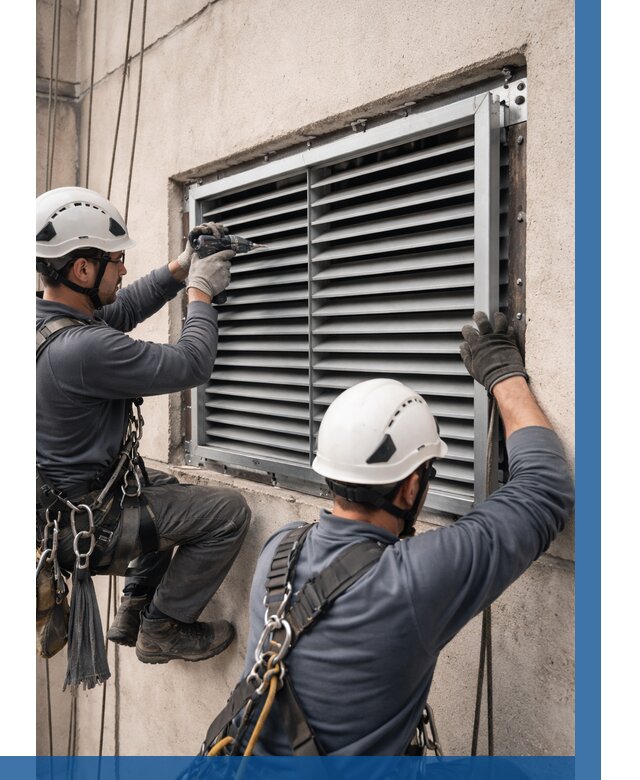 Монтаж вентиляционных решеток в Похвистневе от 4613 р. | ВЫСОТНИК-Пхв