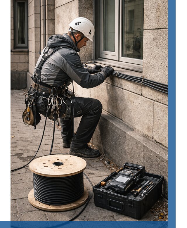 Прокладка оптоволоконного кабеля в Похвистневе от 820 р. | ВЫСОТНИК-Пхв