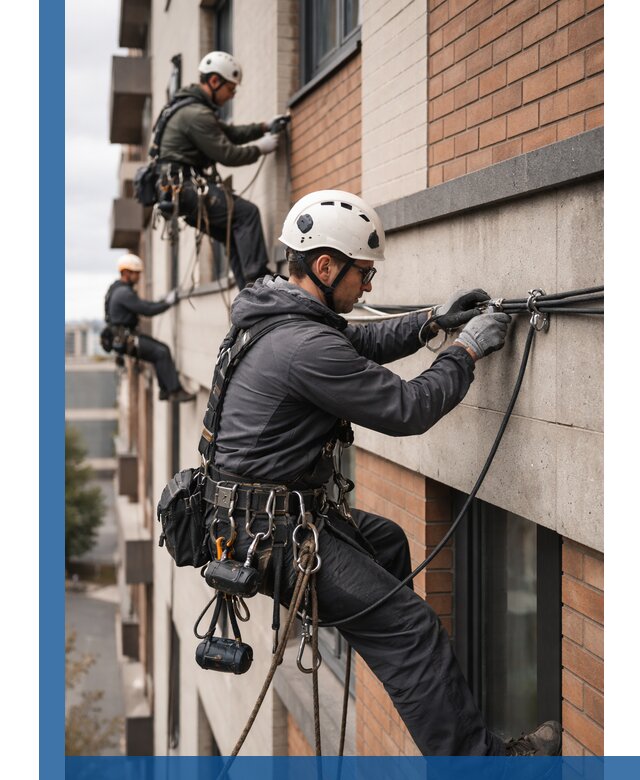 Крепление кабеля на фасаде монтаж и крепеж в Похвистневе