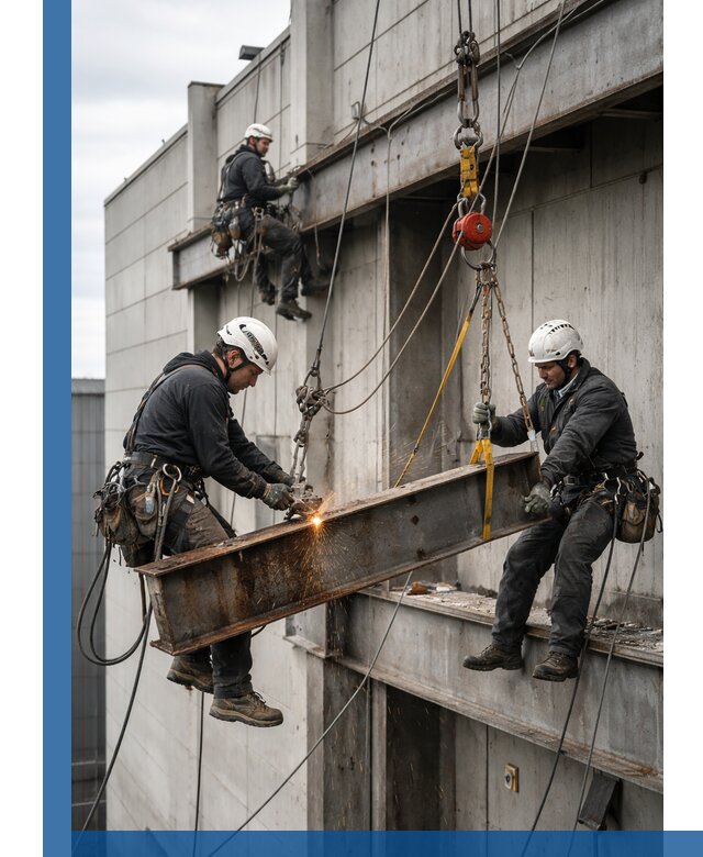 Демонтаж металлоконструкций на высоте в Похвистневе под ключ