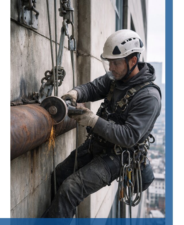 Резка металла на высоте в Похвистневе по цене от 4613 р. | ВЫСОТНИК-Пхв