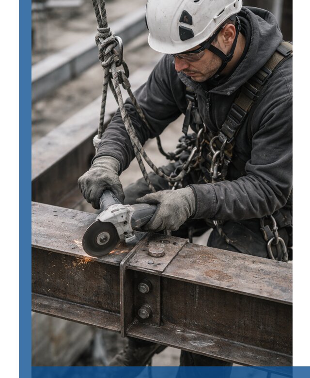 Резка металла на высоте в Похвистневе для зданий и конструкций