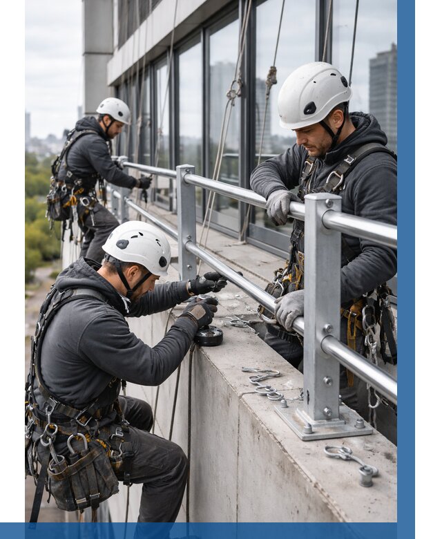 Монтаж ограждений на высоте в Похвистневе, от 1230 р. | ВЫСОТНИК-Пхв
