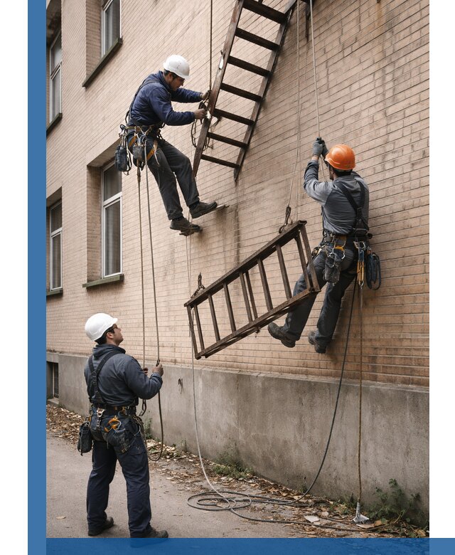 Демонтаж пожарной лестницы в Похвистневе быстро и безопасно
