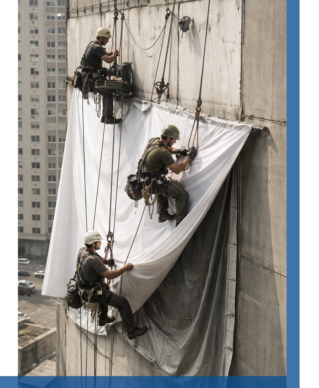 Замена баннерного полотна в Похвистневе от 6664 р. | ВЫСОТНИК-Пхв—заказать