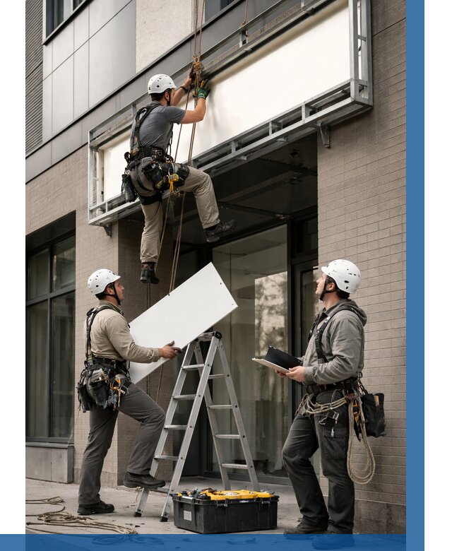 Монтаж светового короба в Похвистневе от 6664 р. | ВЫСОТНИК-Пхв