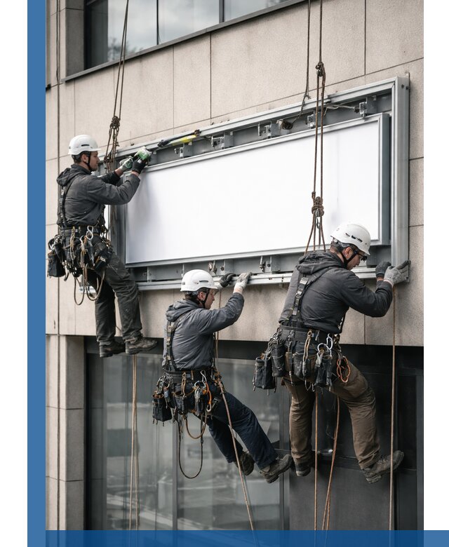 Профессиональный монтаж светового короба под ключ в Похвистневе