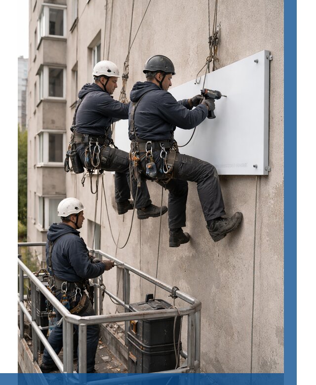 Монтаж табличек и указателей в Похвистневе от 3588 р. | ВЫСОТНИК-Пхв