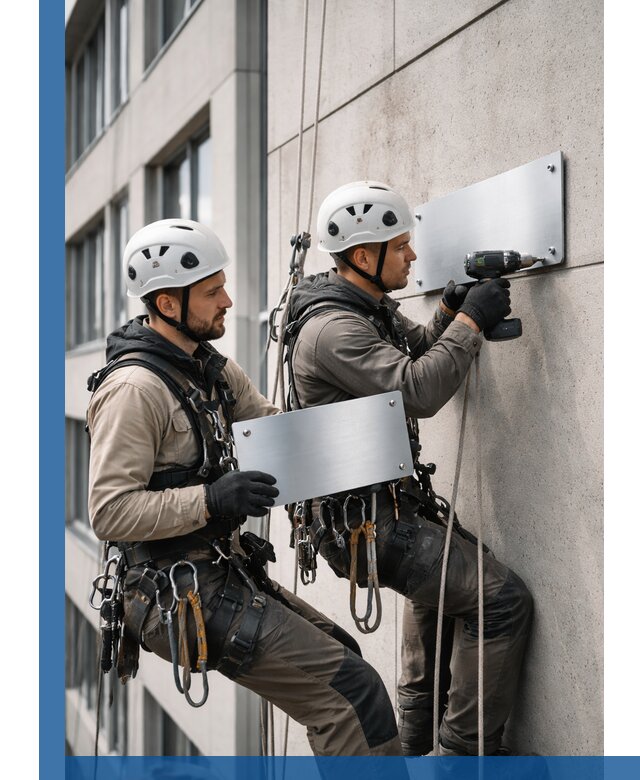 Монтаж табличек и указателей в Похвистневе для зданий и сооружений