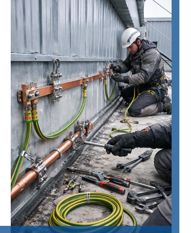 Монтаж заземления здания в Похвистневе от 25630 р. | ВЫСОТНИК-Пхв