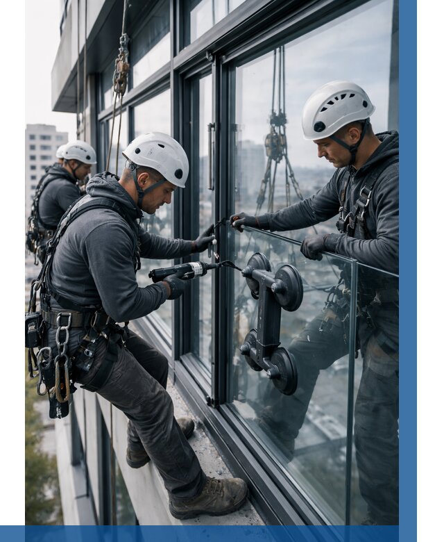 Витражное остекление зданий в Похвистневе от 3588 р. | ВЫСОТНИК-Пхв