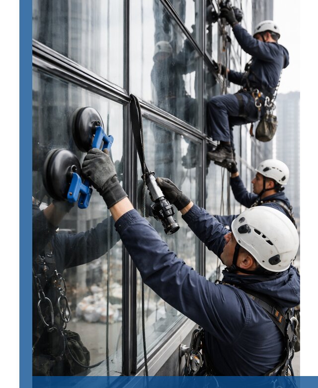 Радиусное остекление фасадов под ключ в Похвистневе с гарантиями