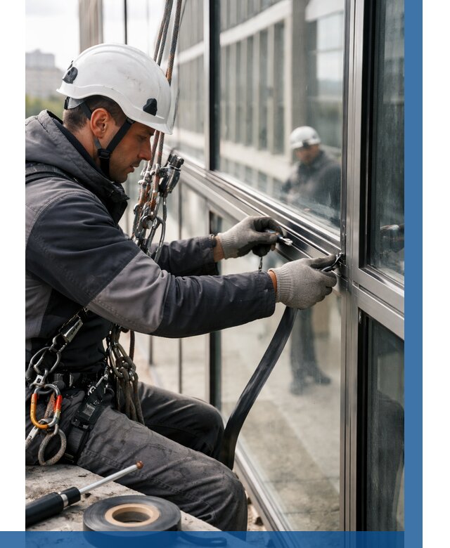 Ремонт витражных конструкций в Похвистневе от 3588 р. | ВЫСОТНИК-Пхв