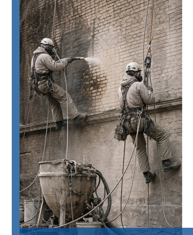 Пескоструйная очистка фасадов в Похвистневе профессионально