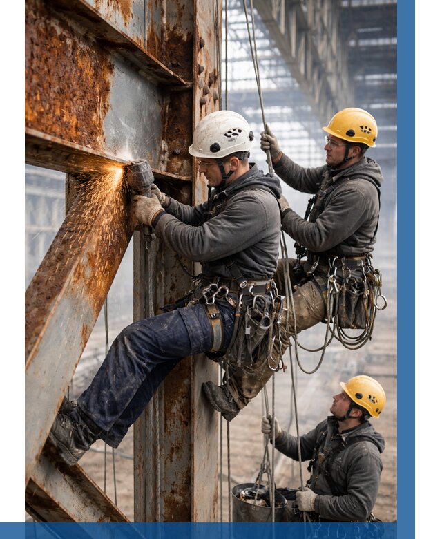 Зачистка металла от ржавчины в Похвистневе от 359 р. | ВЫСОТНИК-Пхв