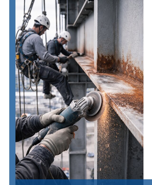 Зачистка металла от ржавчины и подготовка поверхностей в Похвистневе