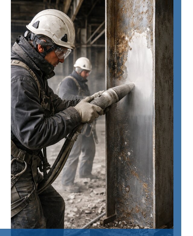 Удаление старой краски с металла в Похвистневе от 461 р. | ВЫСОТНИК-Пхв